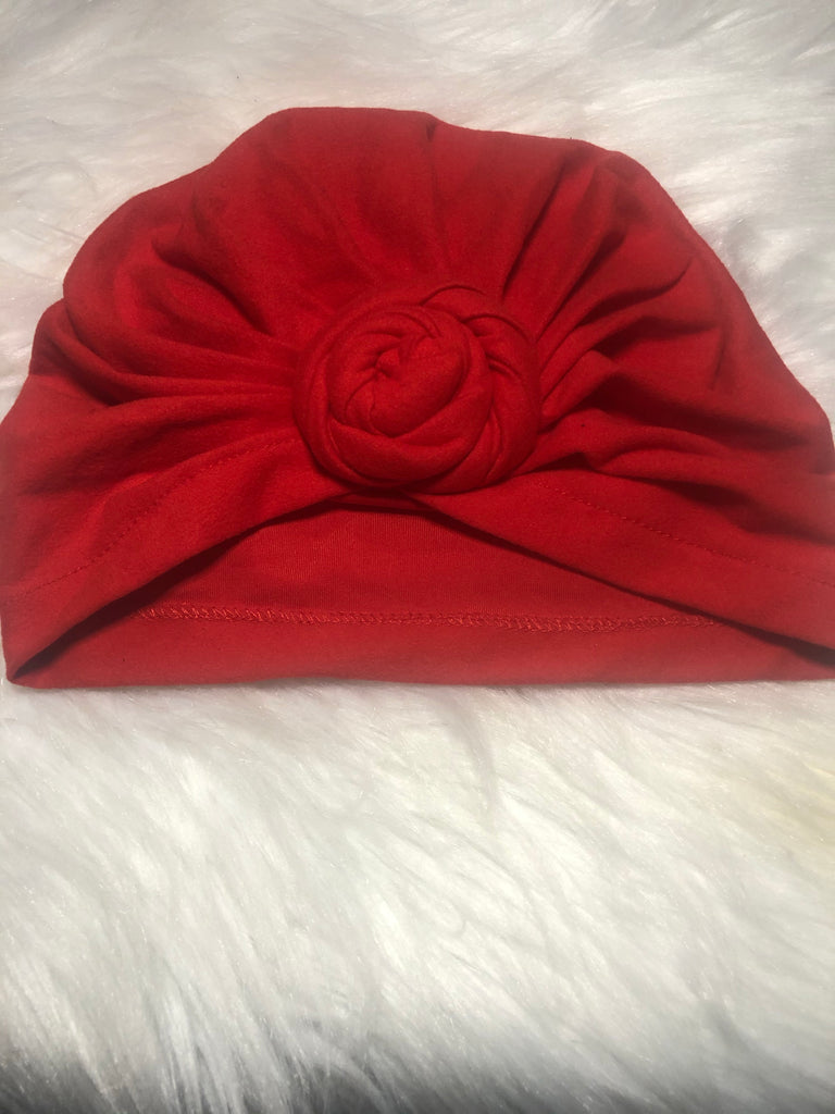 Red Knotted Turban